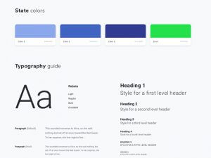 Webdesign styleguide