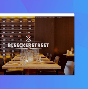 Website Bleeckerstreet restaurant